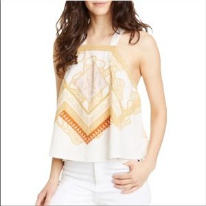 Free People Cool Cabana Patterned Tank Top